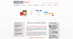Desktop Screenshot of campdenwealth.com